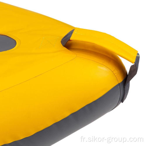 Kayak de pêche à la palette d&#39;air kayak kayak gonflable orange 2 personnes à vendre